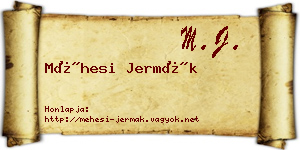 Méhesi Jermák névjegykártya